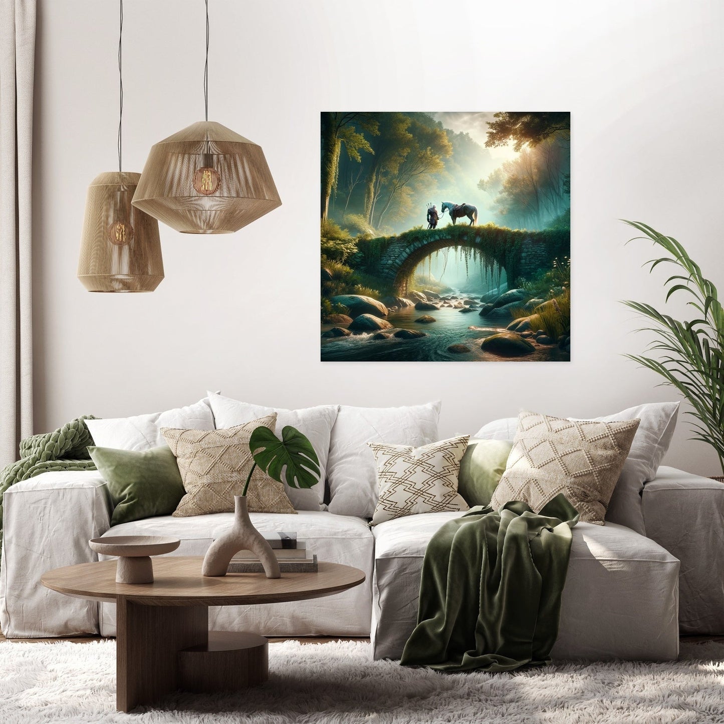 Forest Bridge Canvas