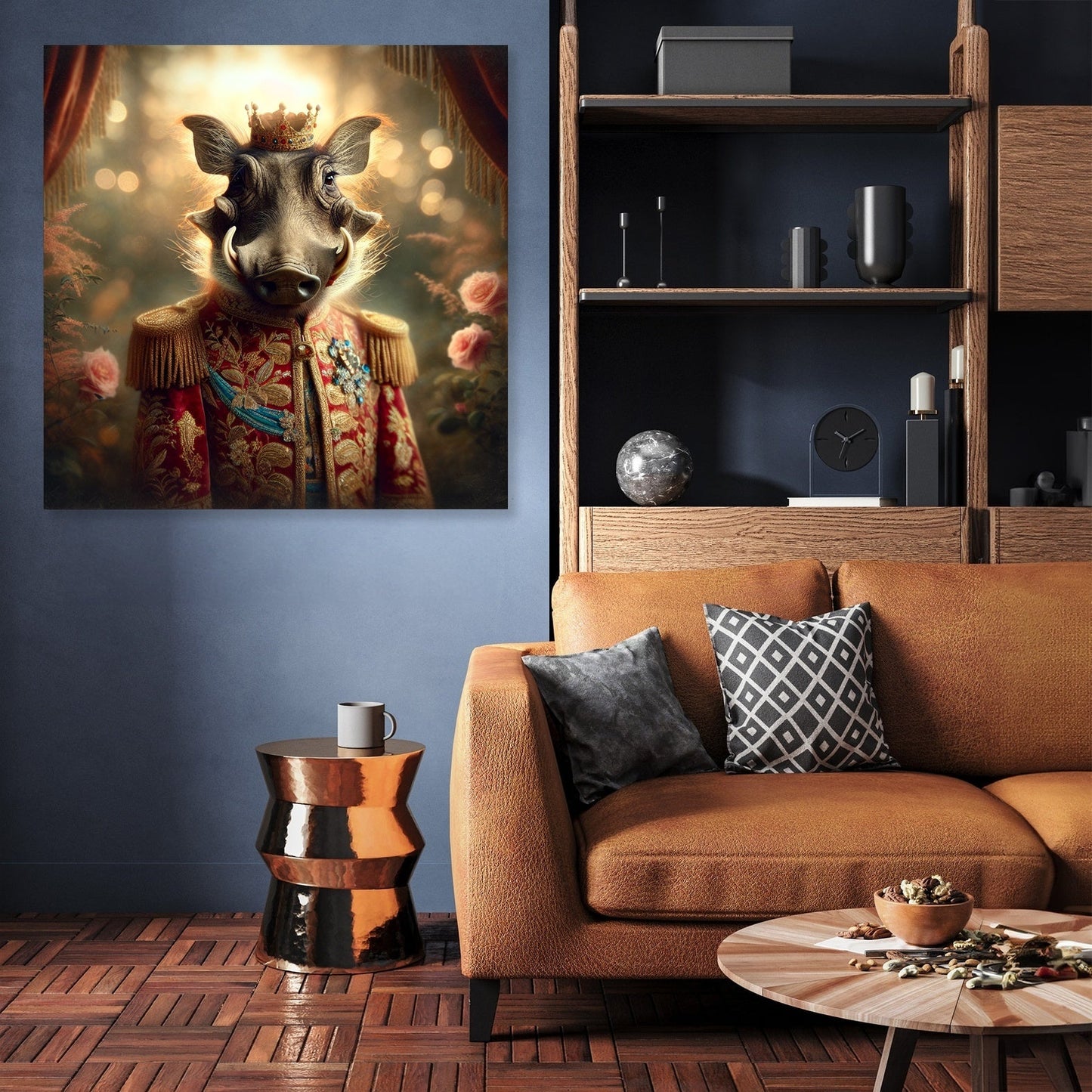 Regal Warthog Dawn Canvas