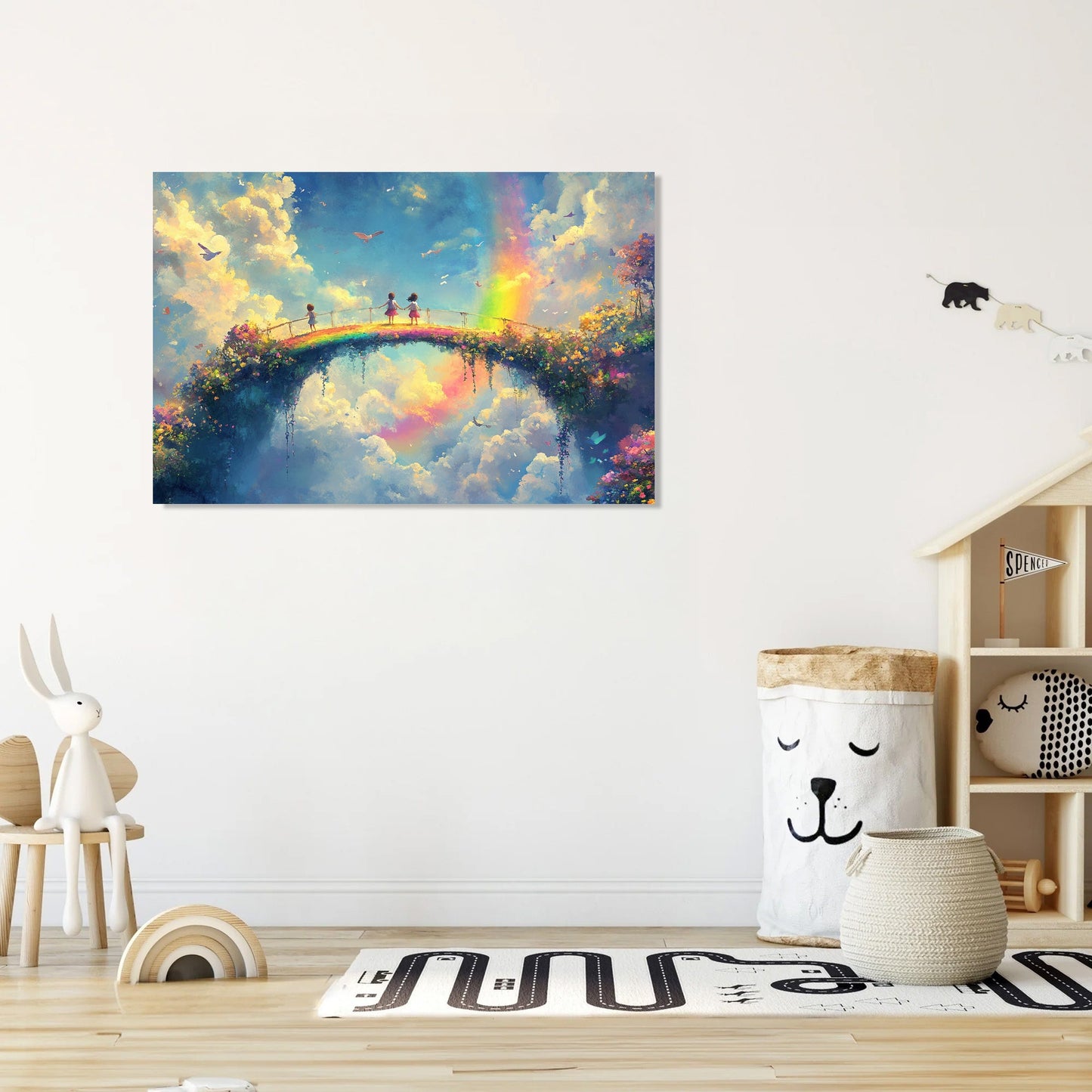 Rainbow Bridge Adventure Canvas