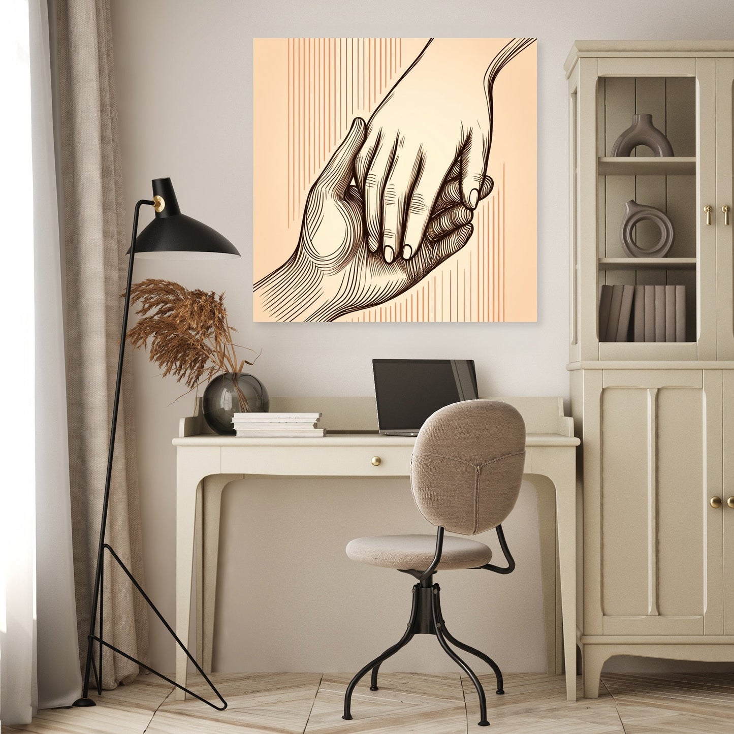 Connected Hands Canvas