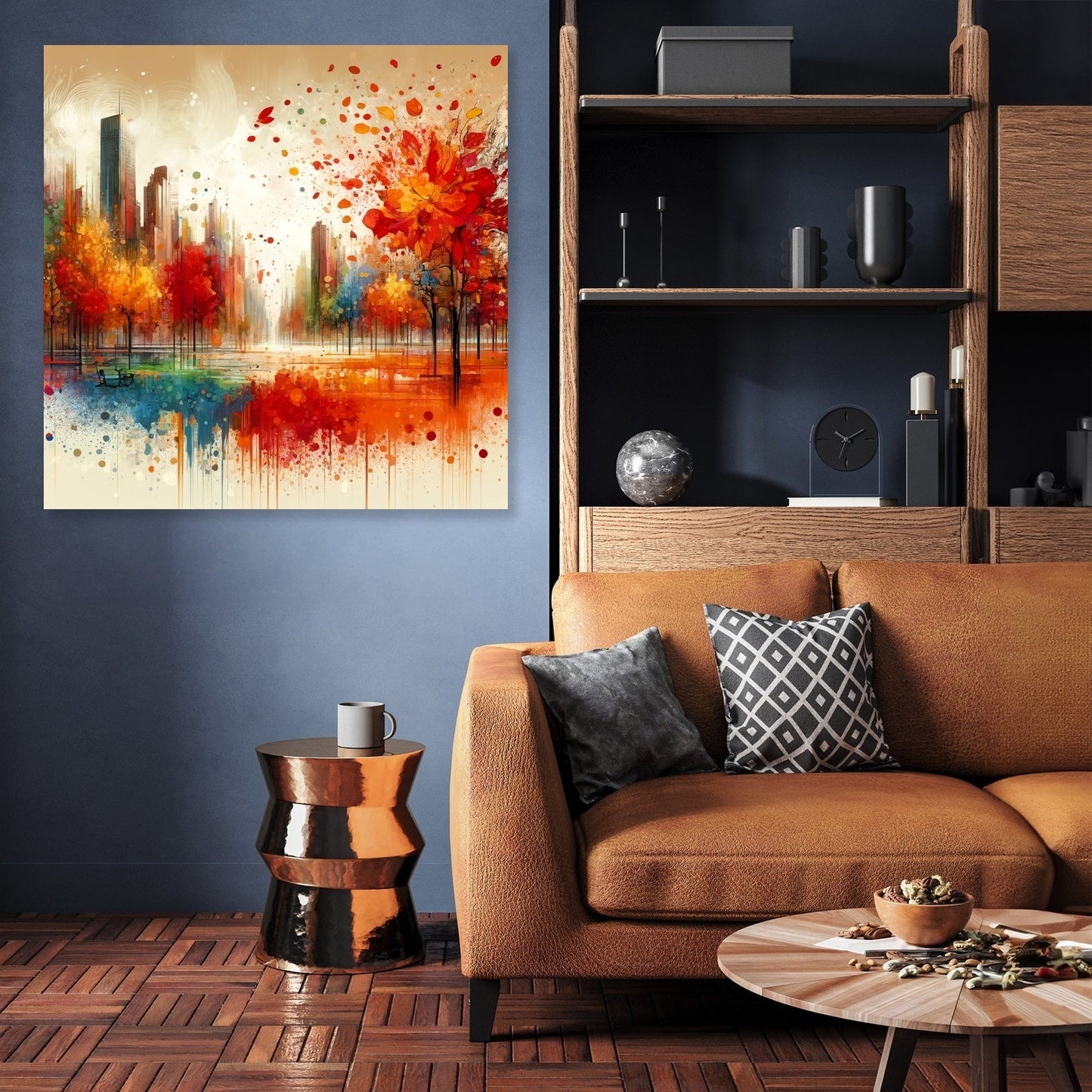 Autumn Park Harmony Canvas