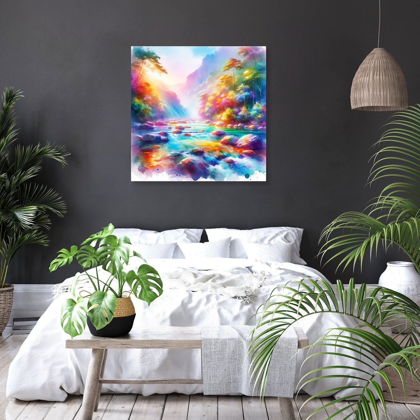 Rainbow River Canvas