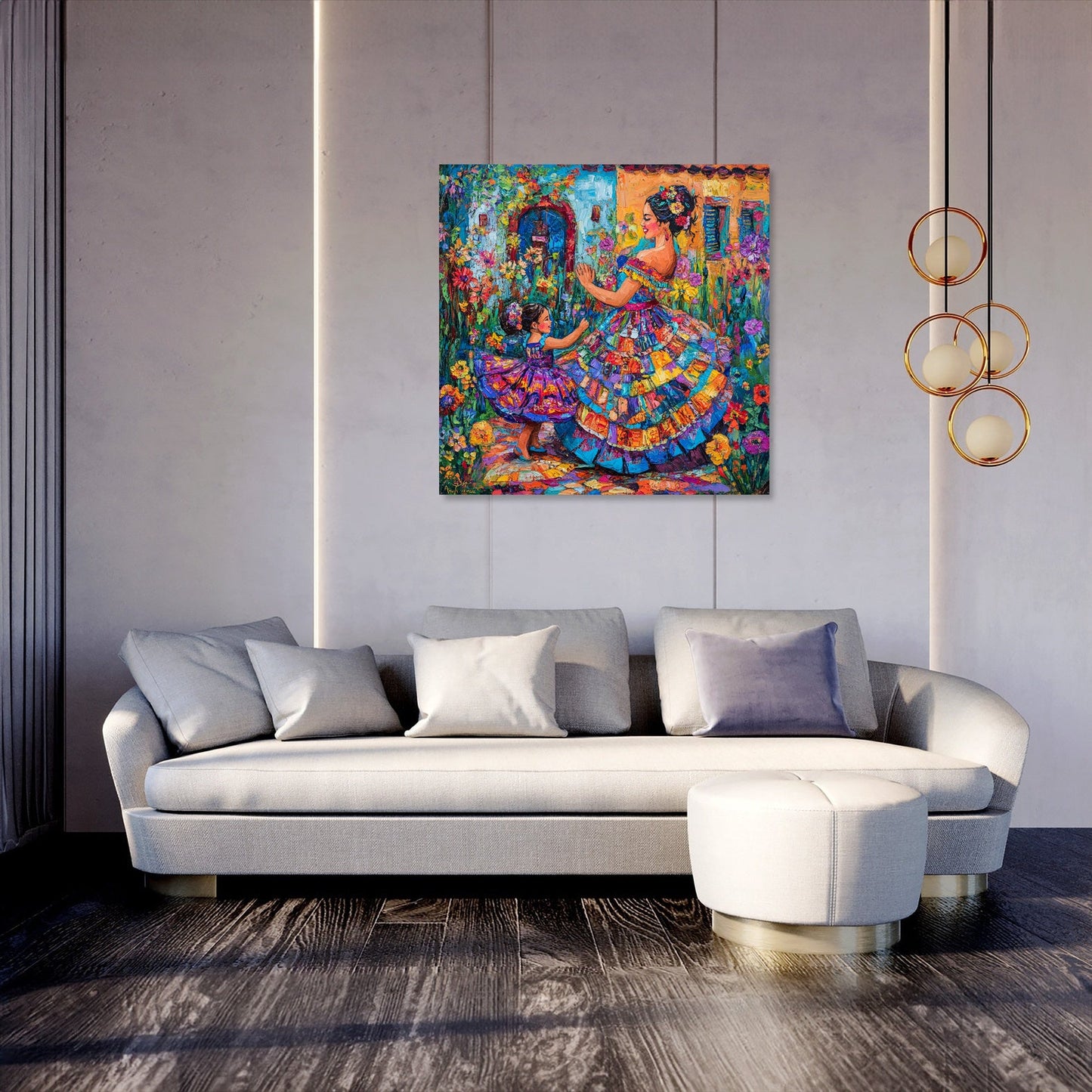 Dancing Mother Canvas