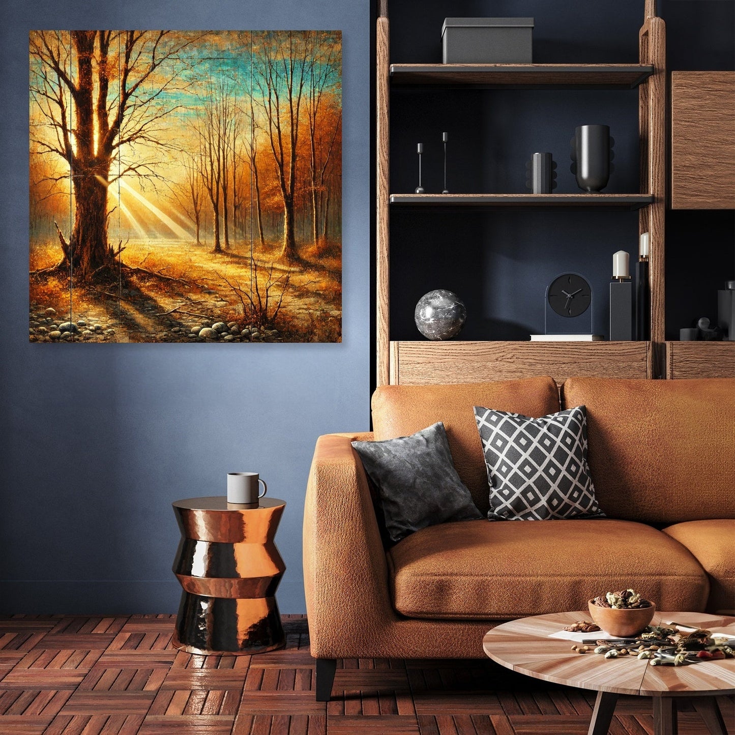 Rustic Autumn Glow Canvas