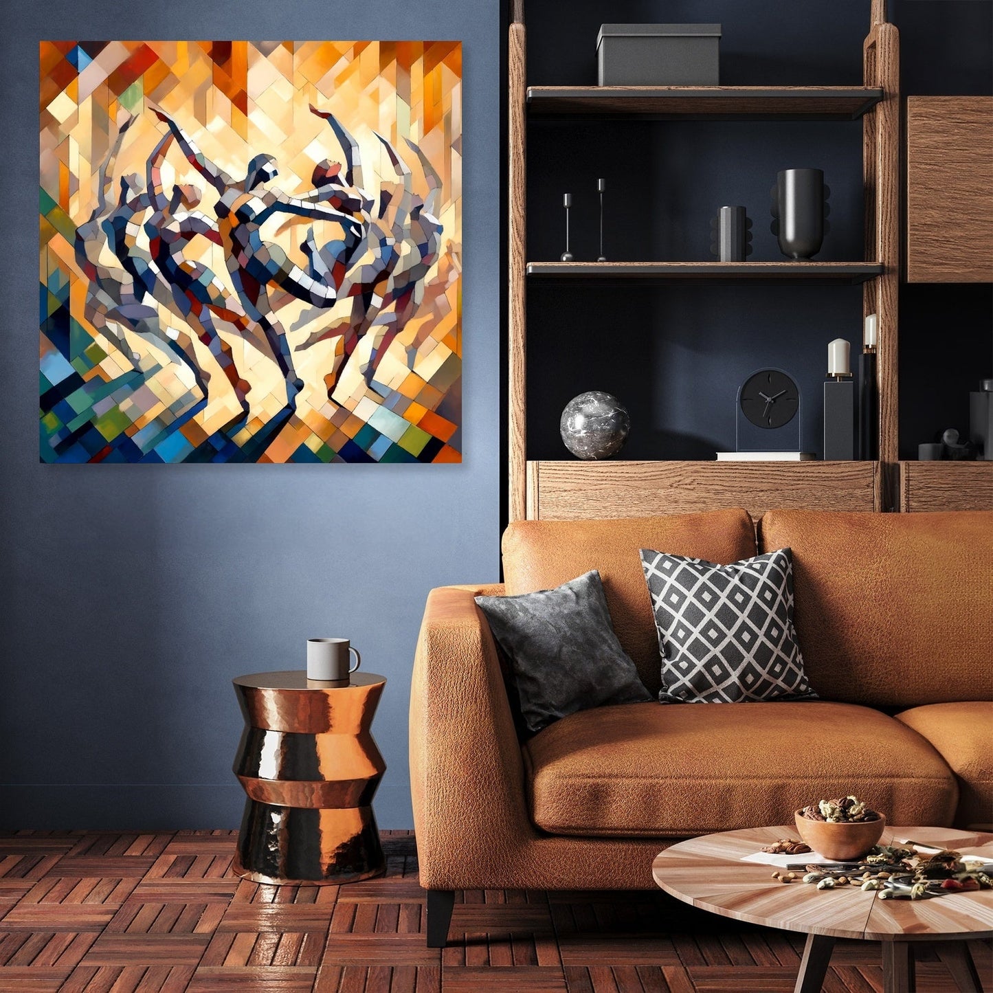 Rhythmic Dance Abstract Canvas