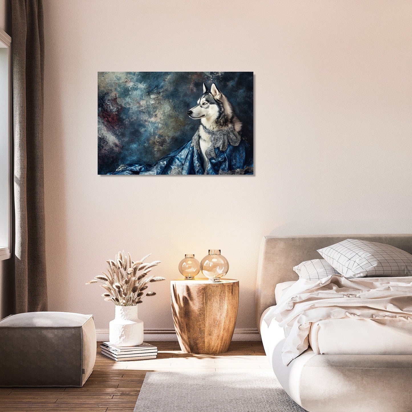 Husky Elegance Canvas