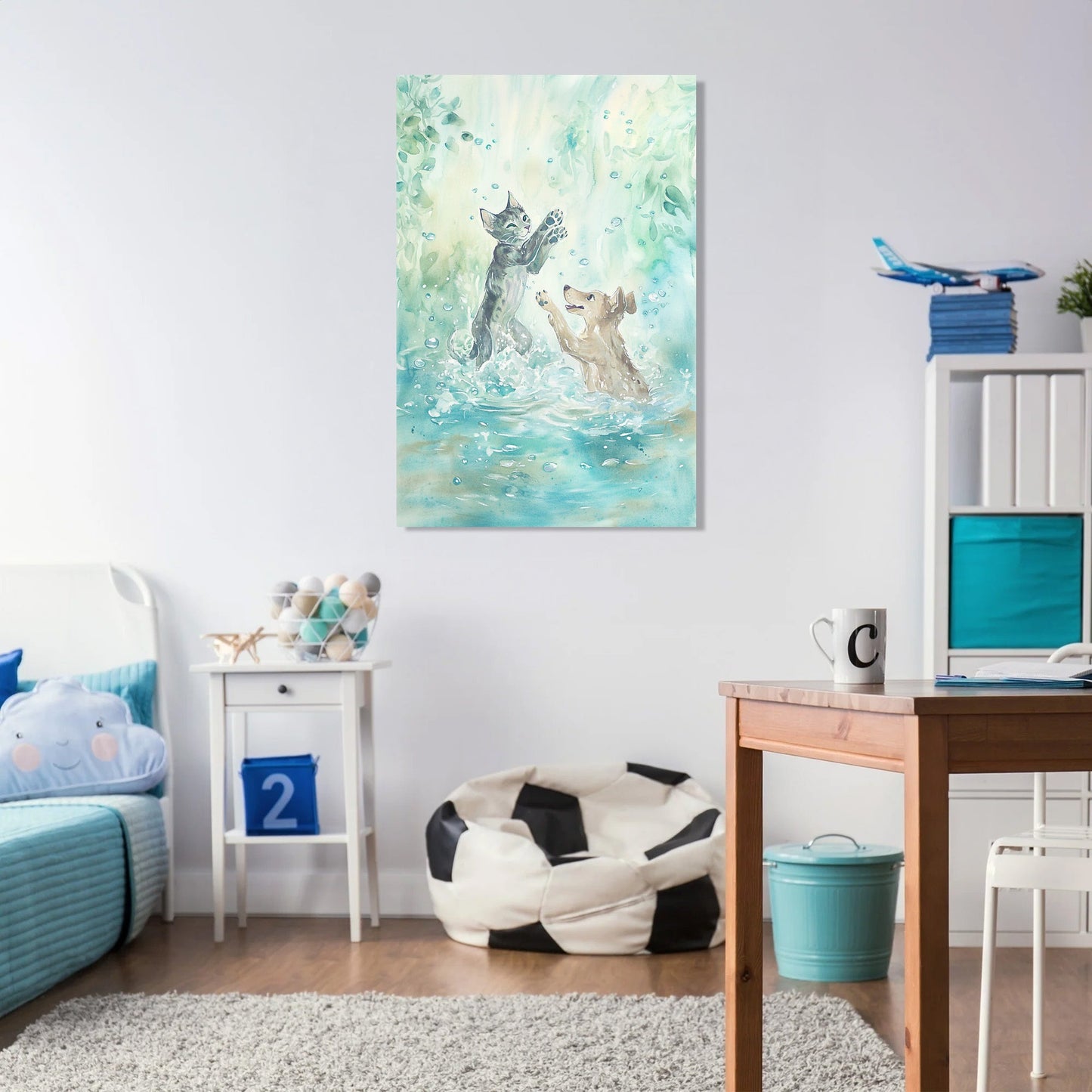 Puddle Pals Canvas
