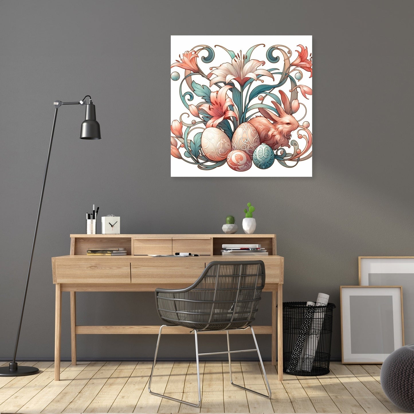 Nouveau Easter Whimsy Canvas