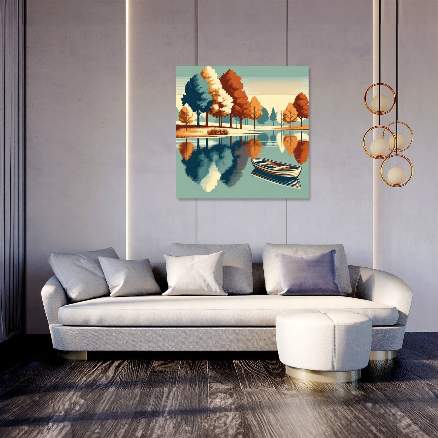 Autumn Reflection Canvas