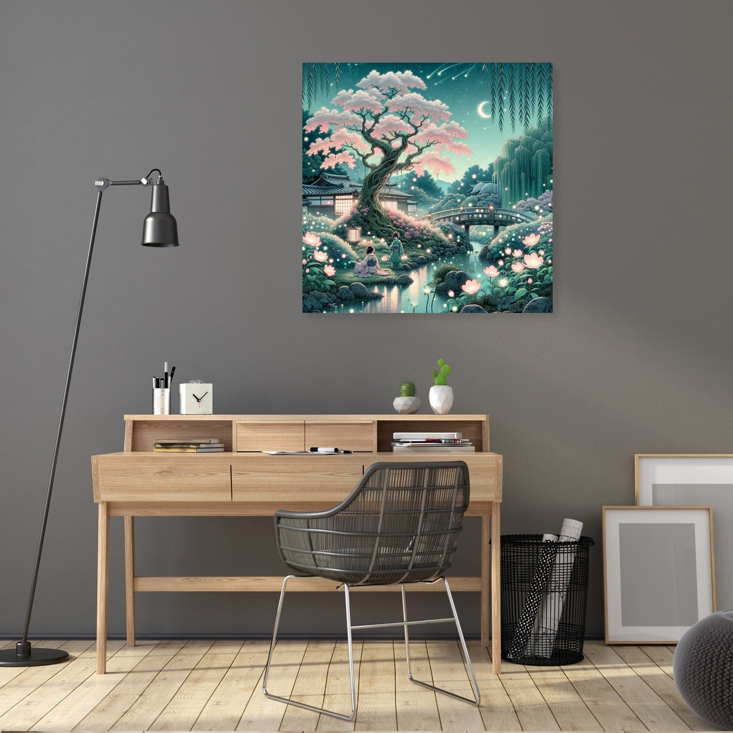 Enchanted Blossom Retreat Canvas