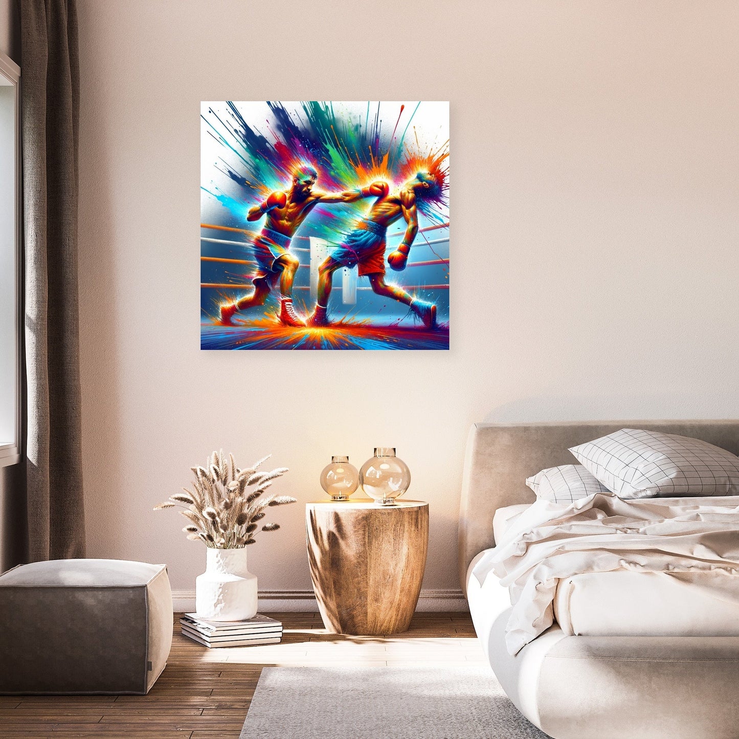 Colorful Knockdown Canvas