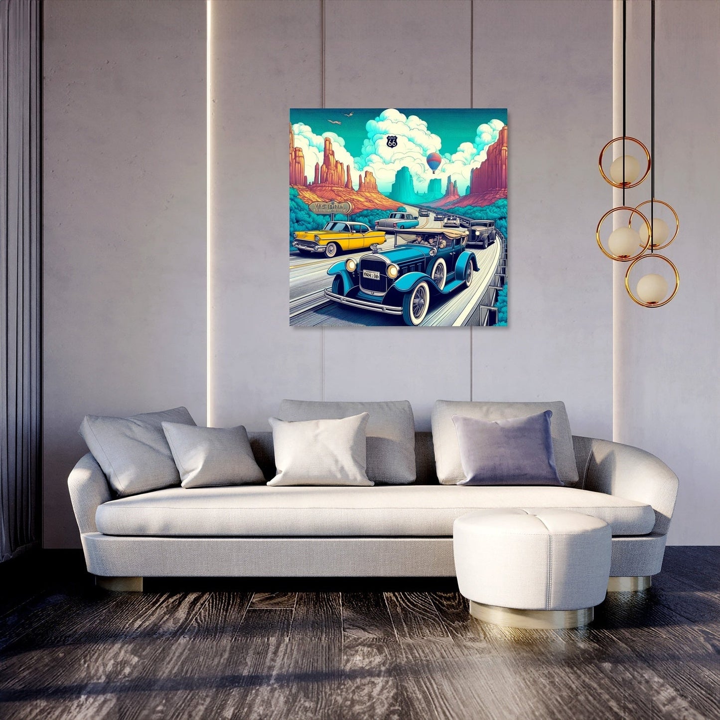 Retro Road Trip Canvas