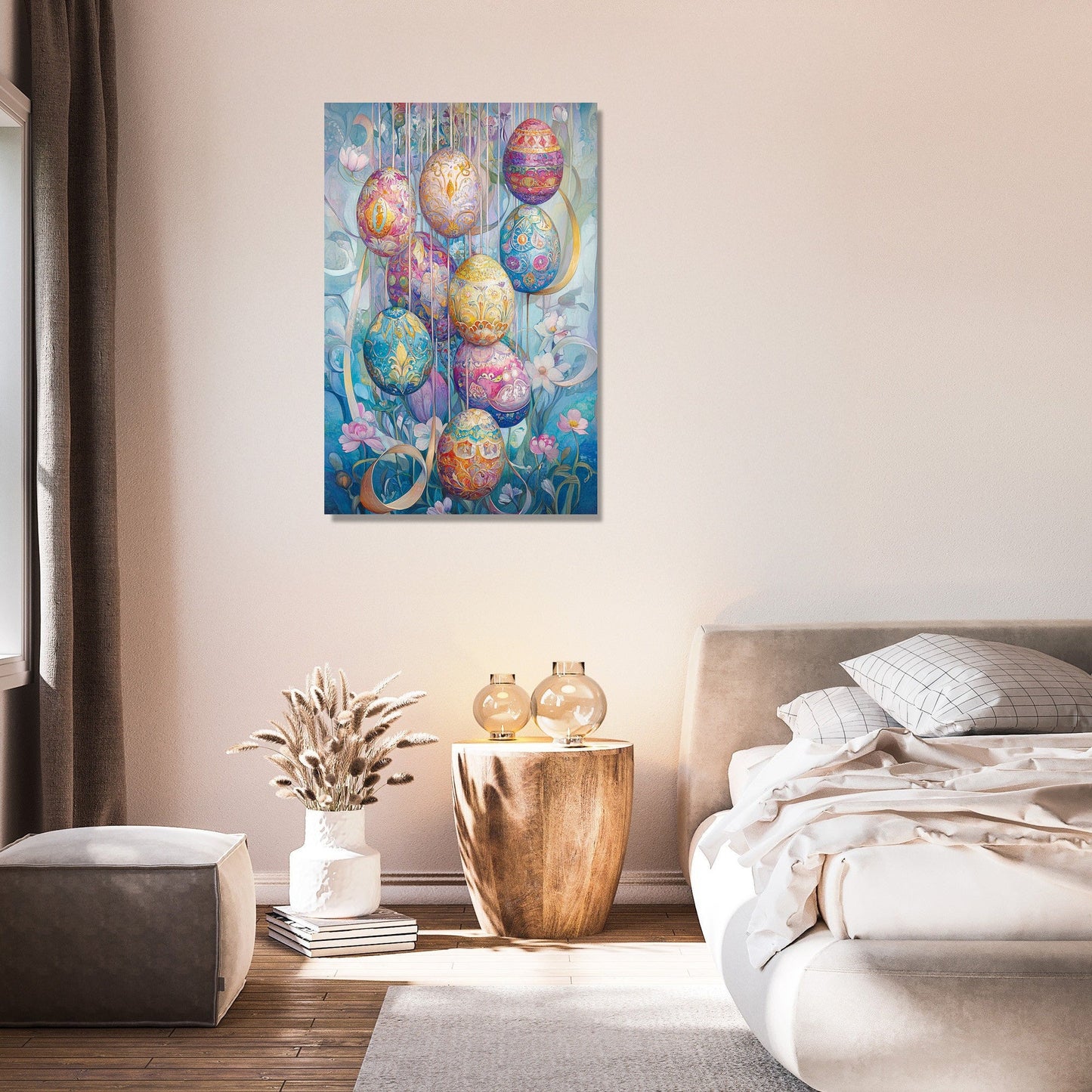 Cascading Easter Egg Canvas