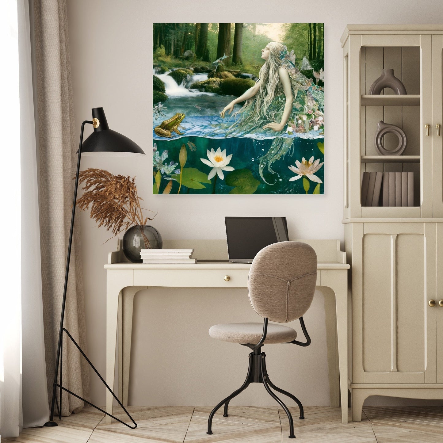 Forest Stream Undine Canvas