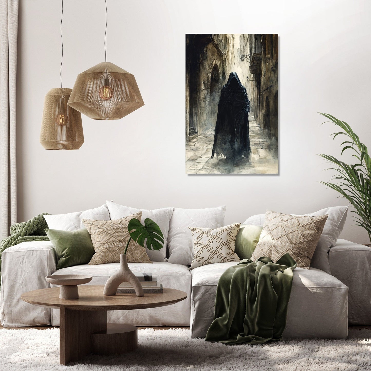 Cloaked Shadow Blade Canvas