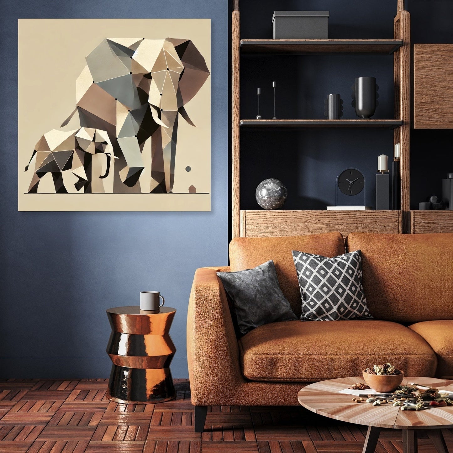 Elephant Duo Canvas