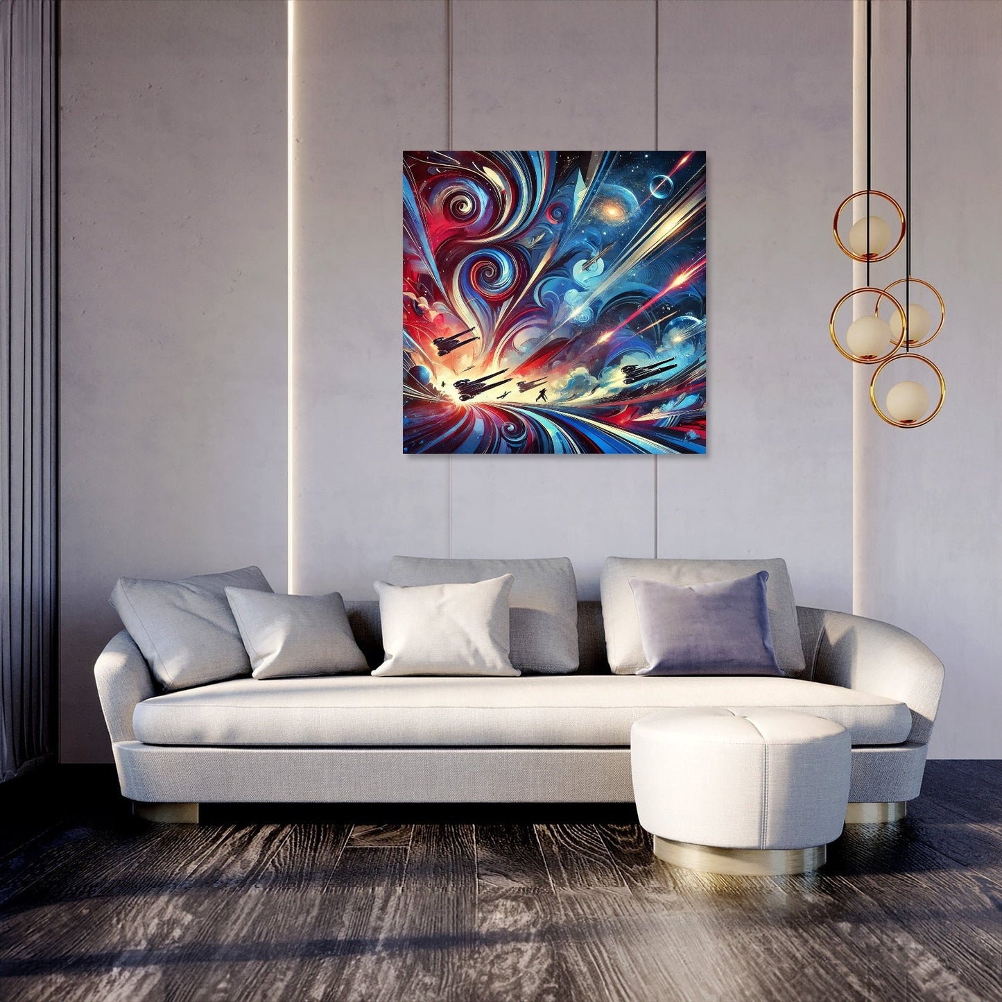 Galactic Chaos Canvas
