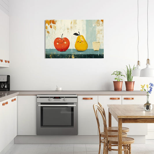 Chatting Fruits Canvas