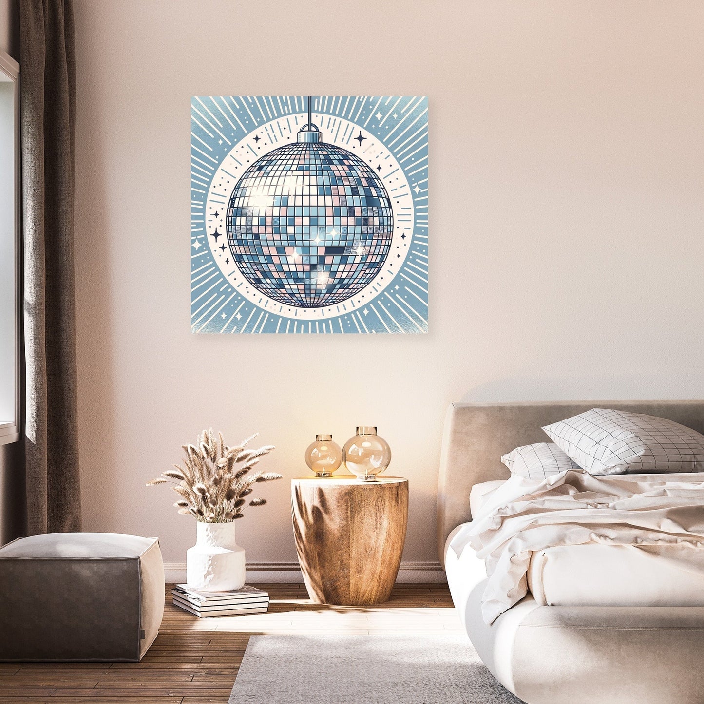 Nostalgic Disco Canvas