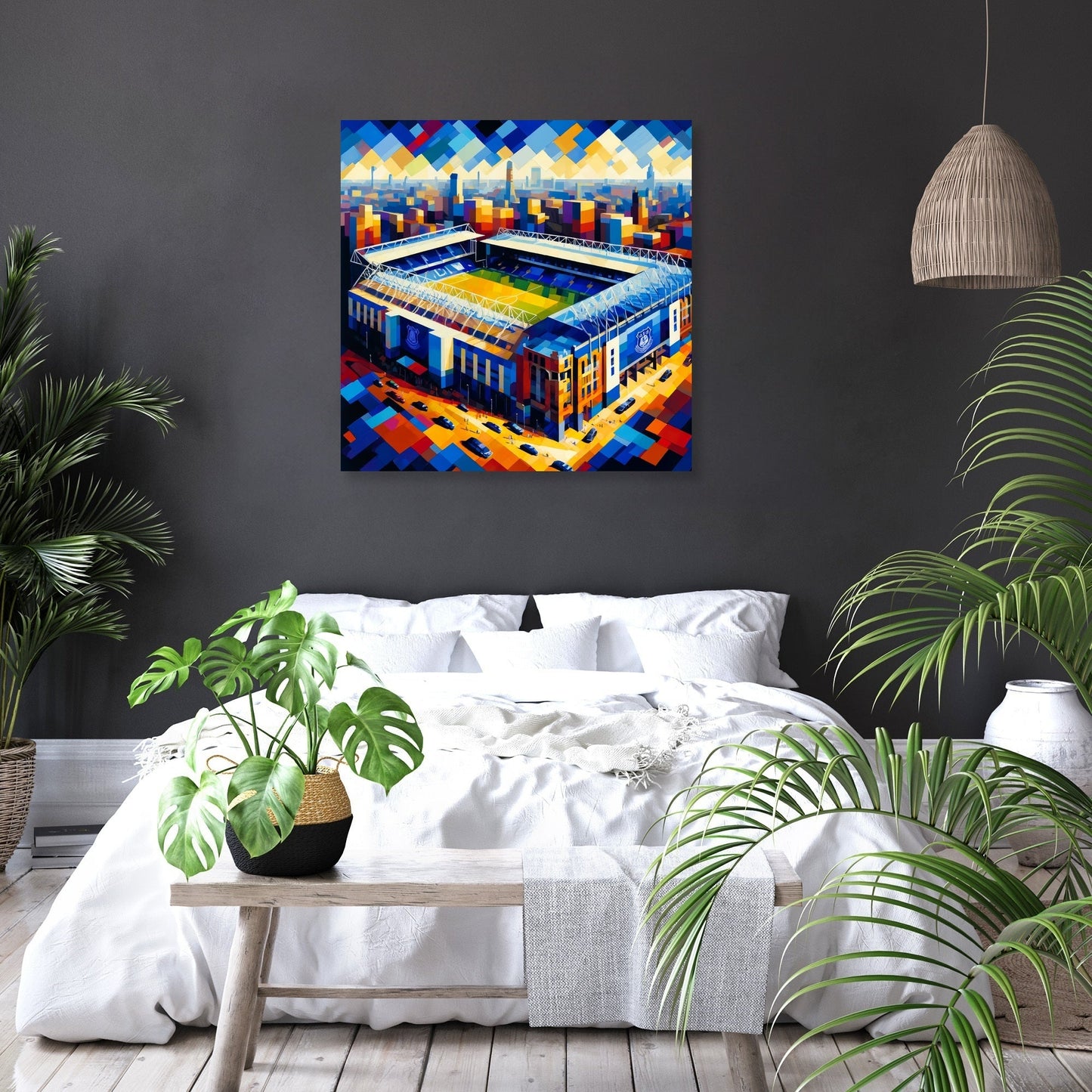 Cubist Goodison Park Liverpool Canvas