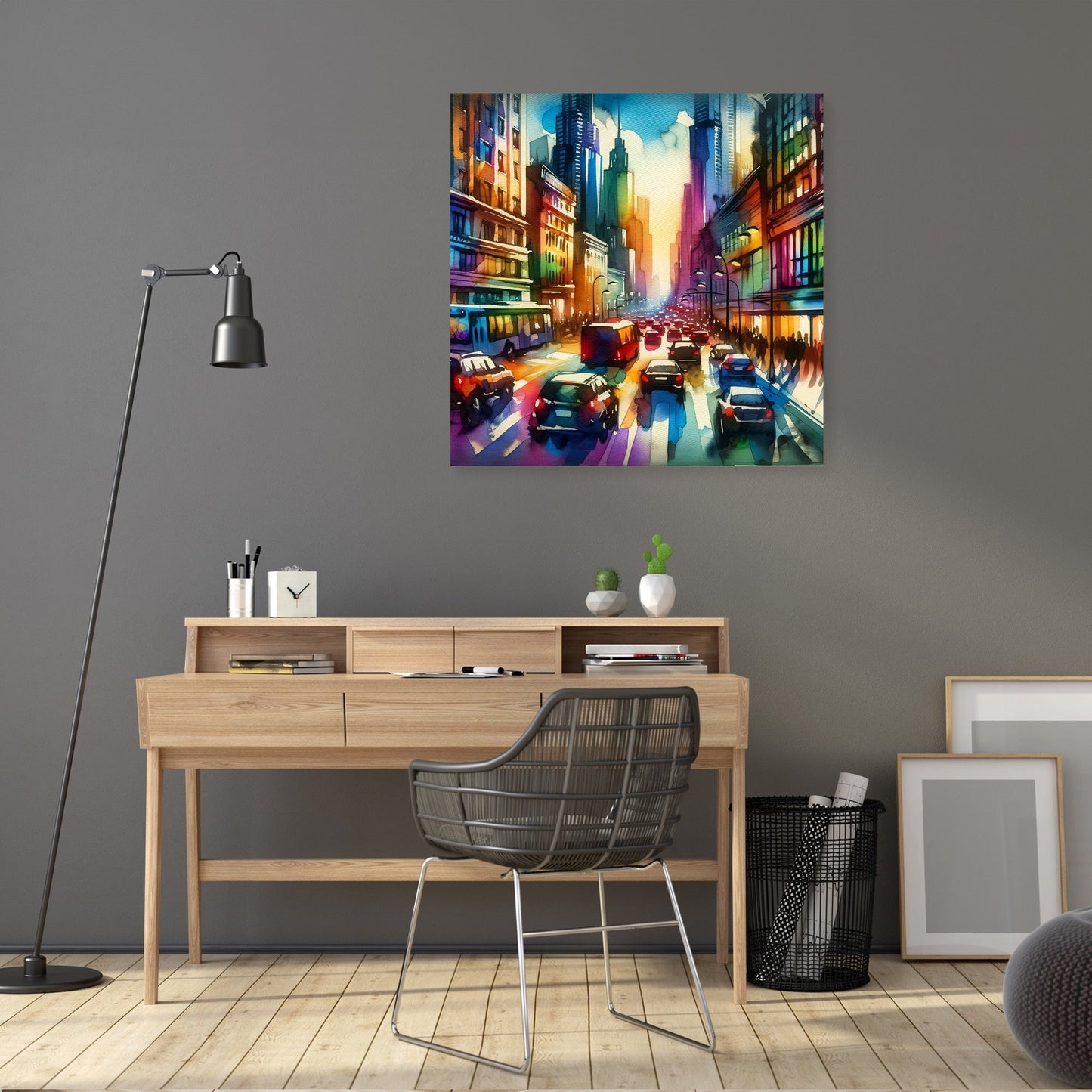 Cityscape Vibrance Canvas