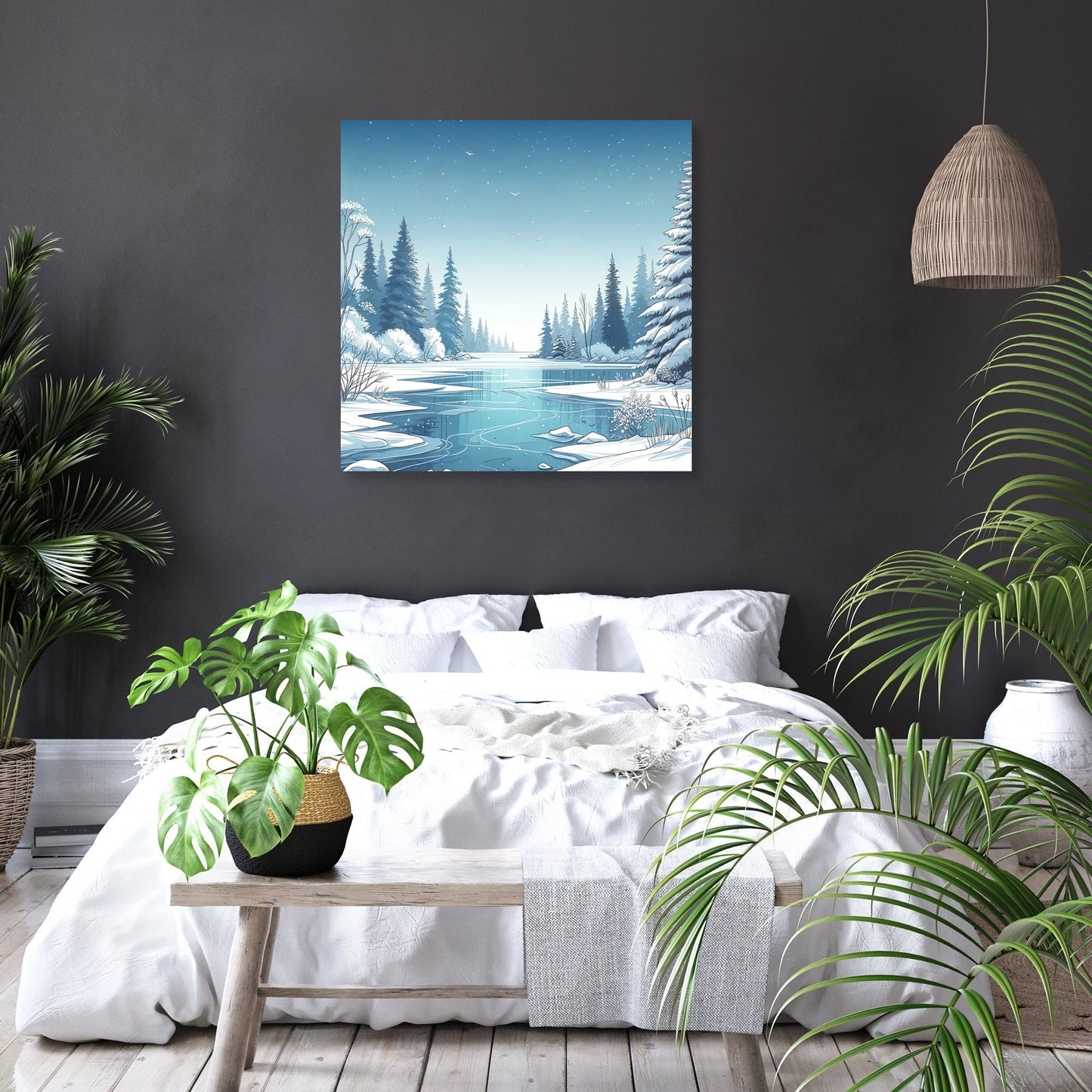 Winter Tranquility Canvas