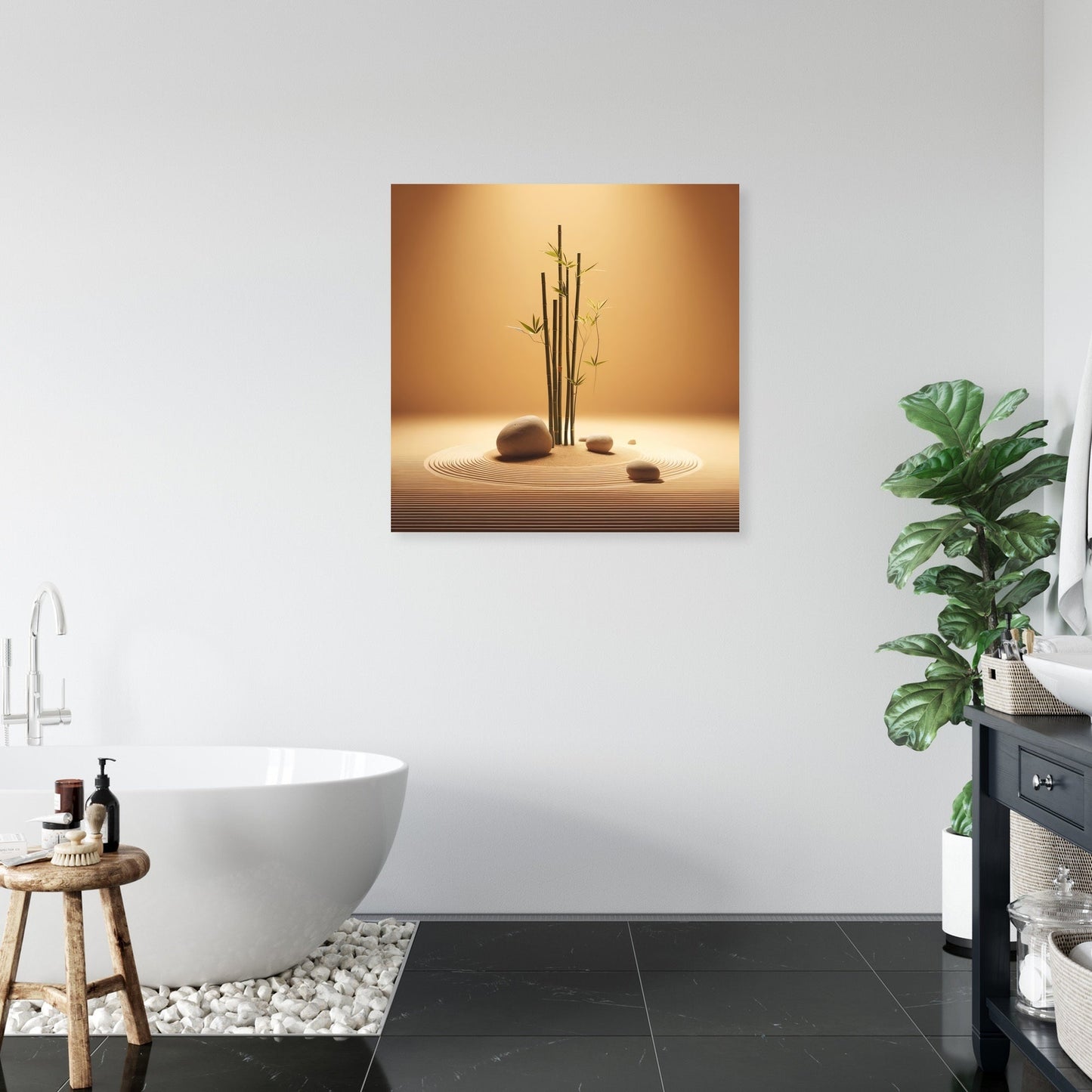 Zen Garden Serenity Canvas