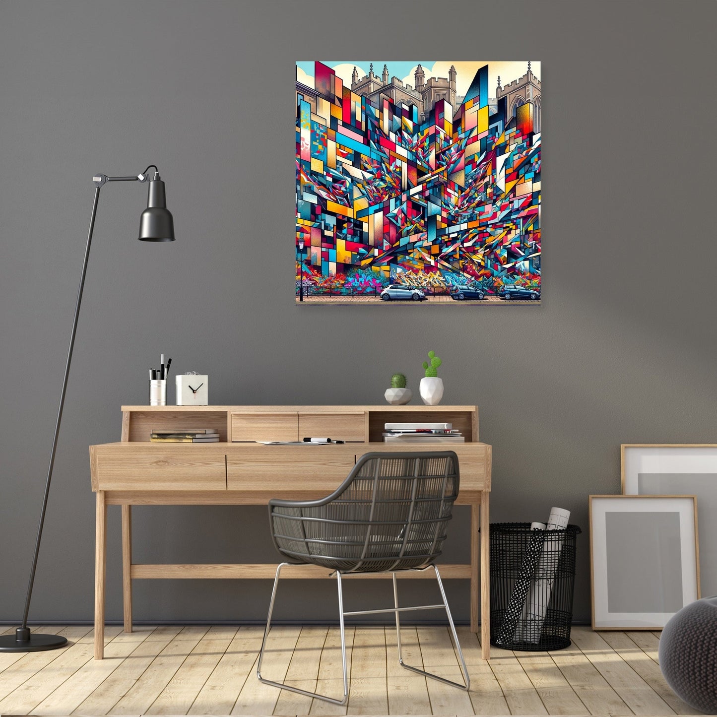 Bristol Cubist Streets Canvas