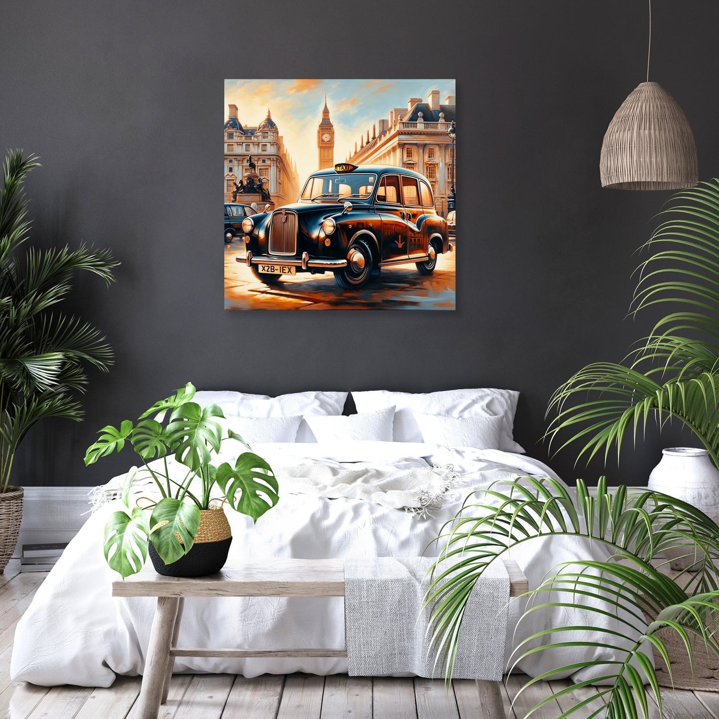 Timeless Journey London Taxi Canvas