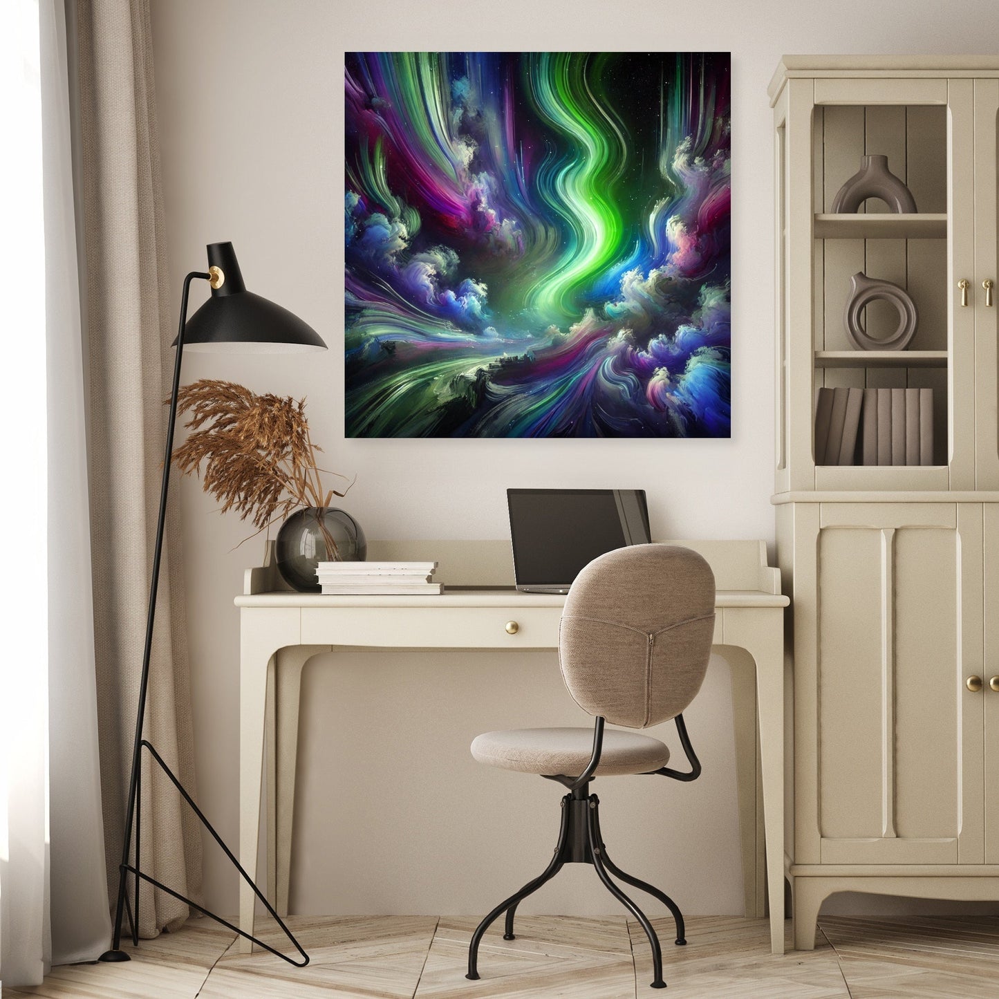 Dreamlike Northern Lights Canvas