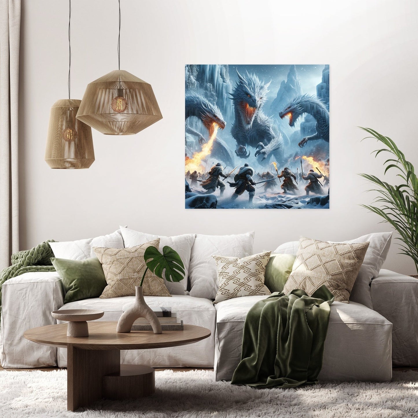 Battle of Frost Island Canvas