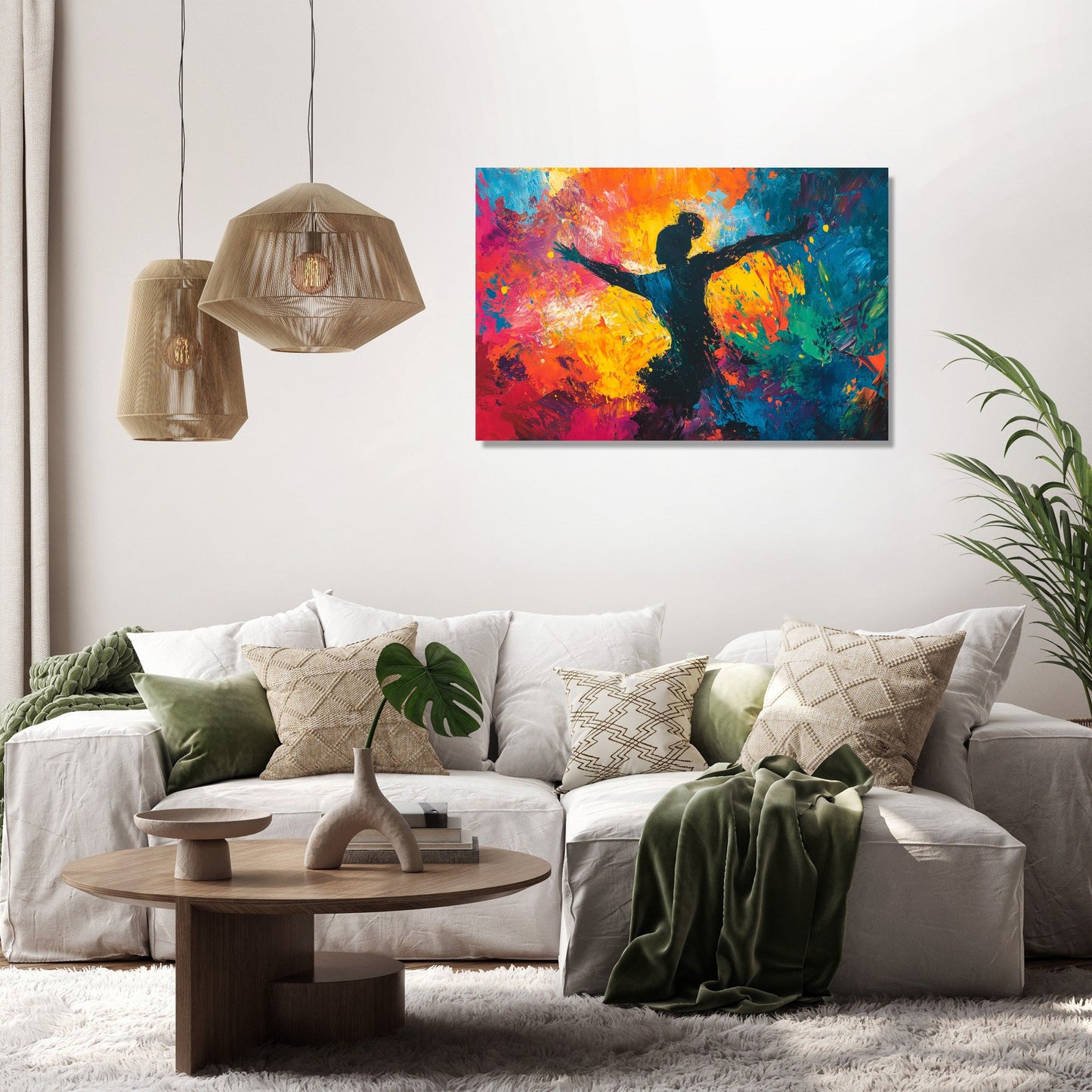 Dancing Shadow Canvas