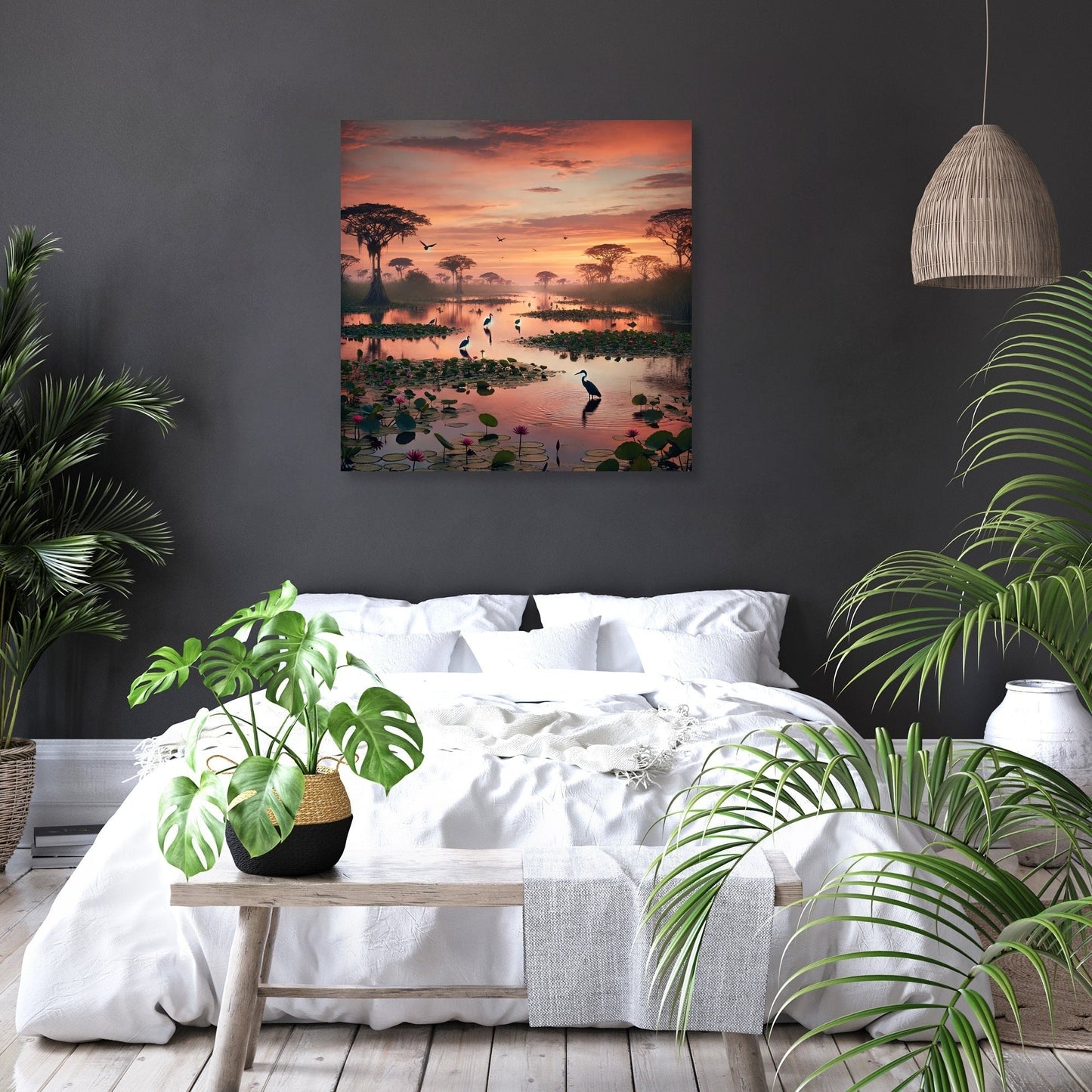 Pantanal Dusk Canvas