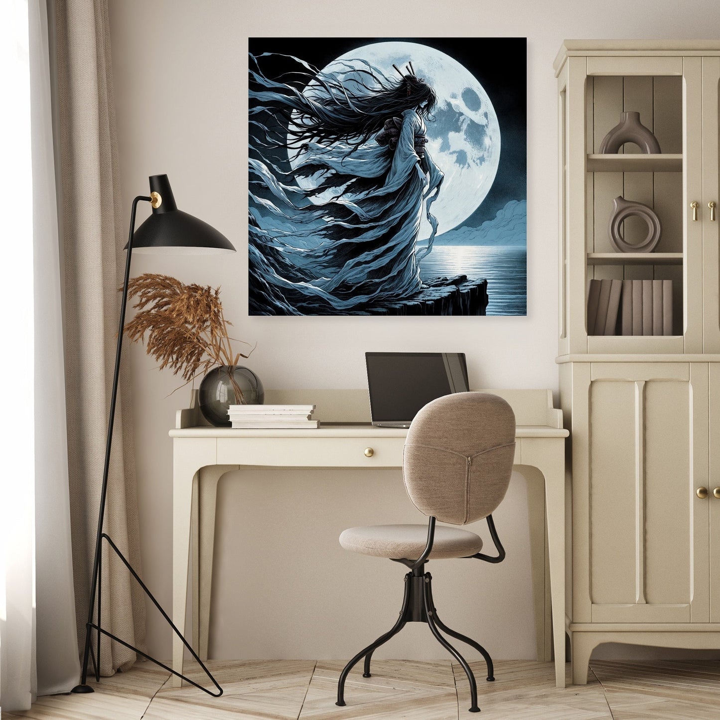Cliffside Onryo Canvas