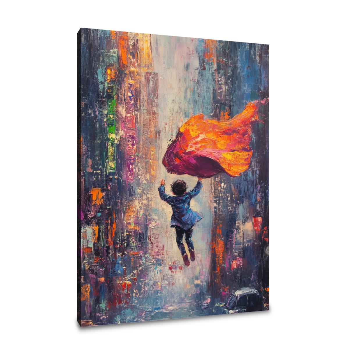 Little Hero's Leap Canvas
