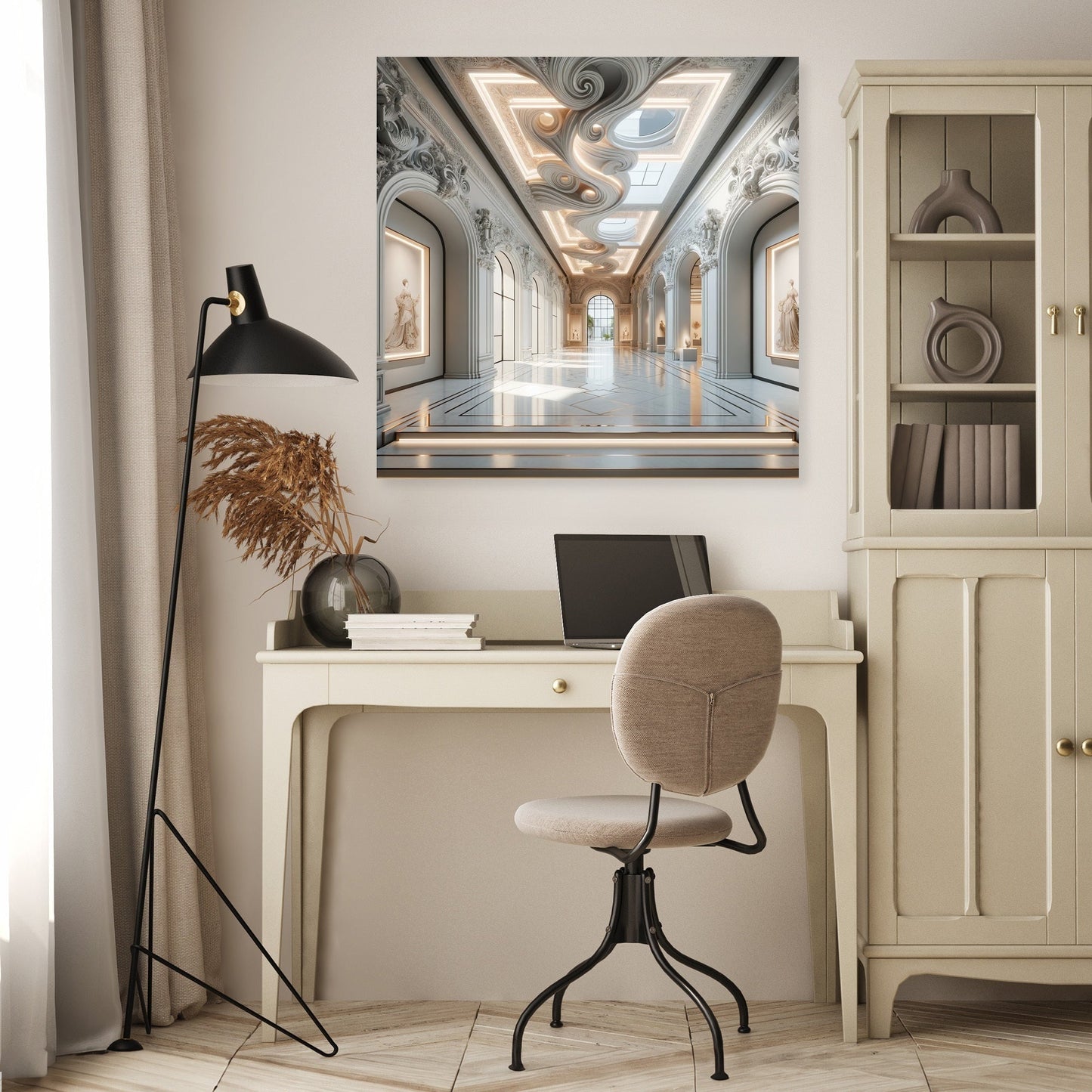 Baroque Minimalism Canvas