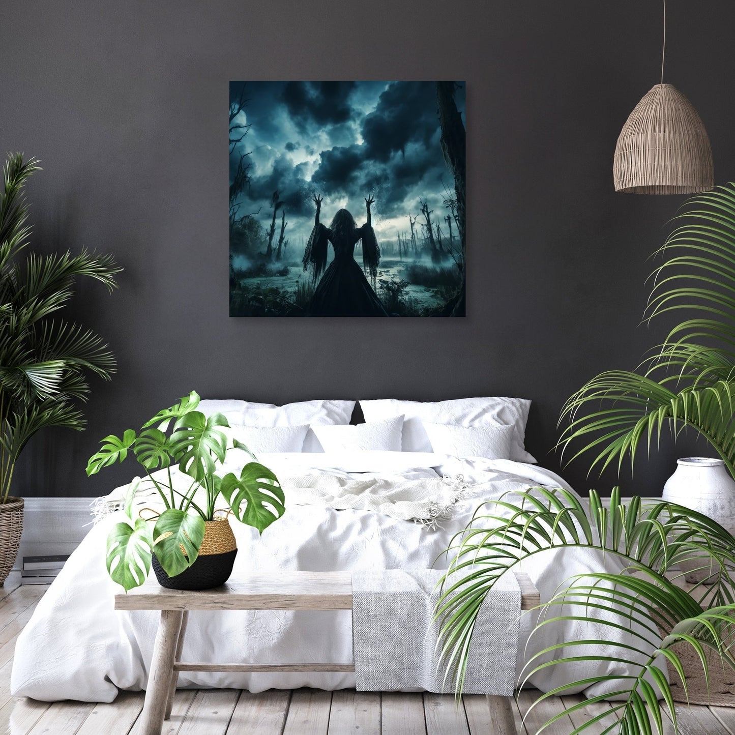 Swamp Witch's Spell Canvas