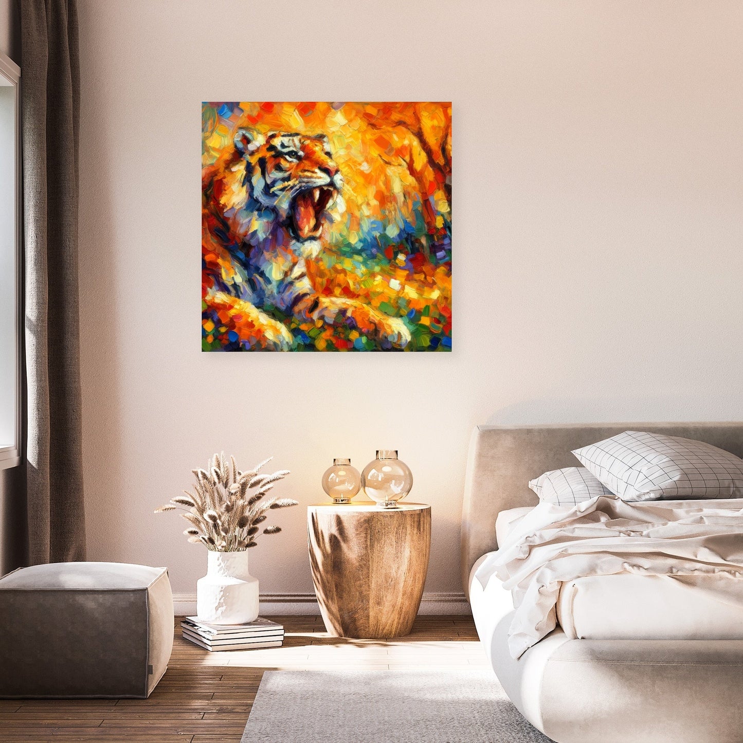 Majestic Tiger Roar Canvas