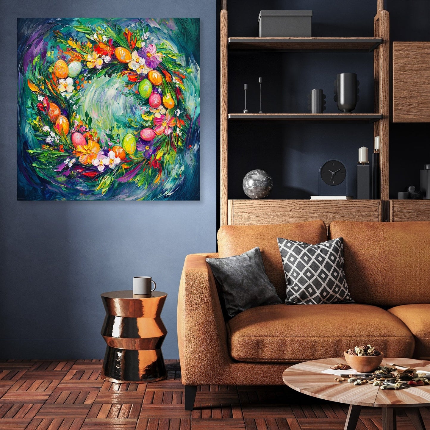 Easter Wreath Expression Canvas