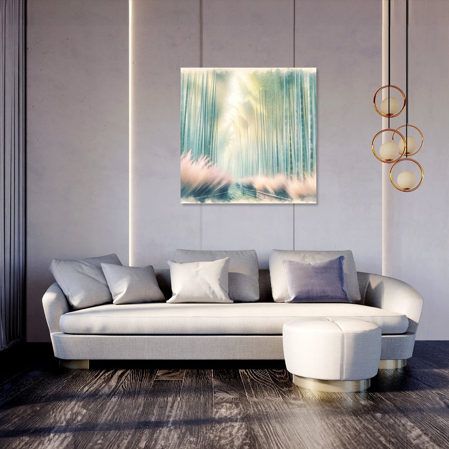 Arashiyama Bamboo Serenity Canvas