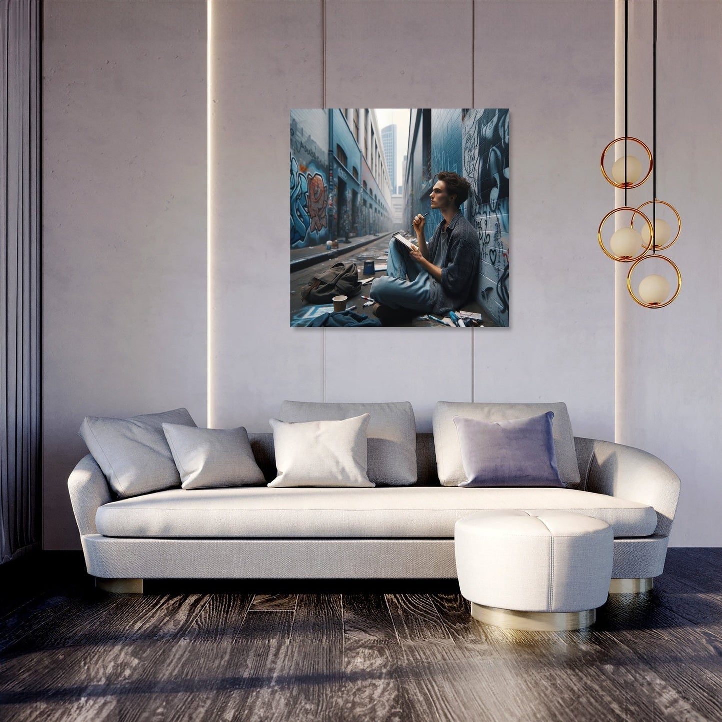 Urban Poetry Canvas