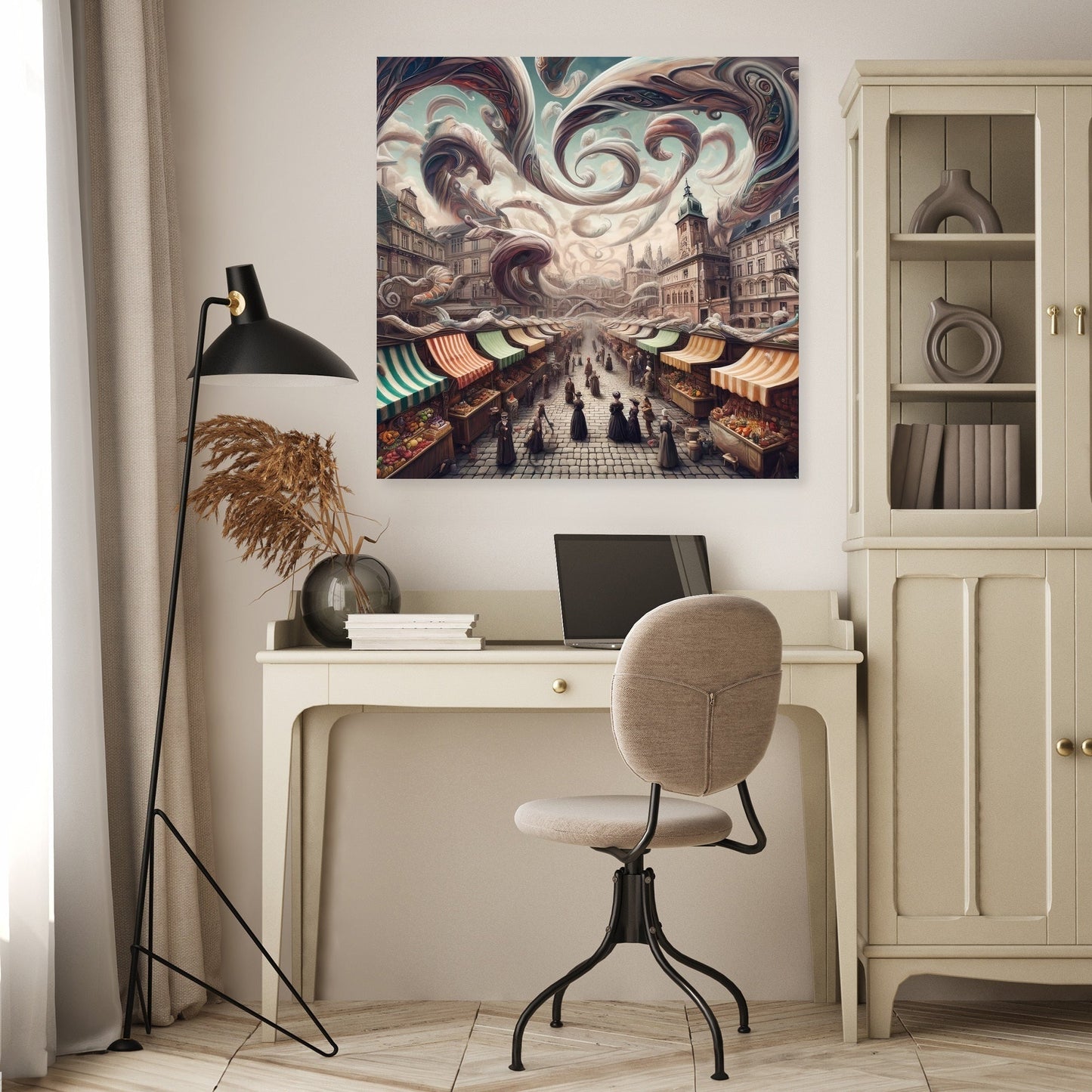 Whimsical Naschmarkt Canvas