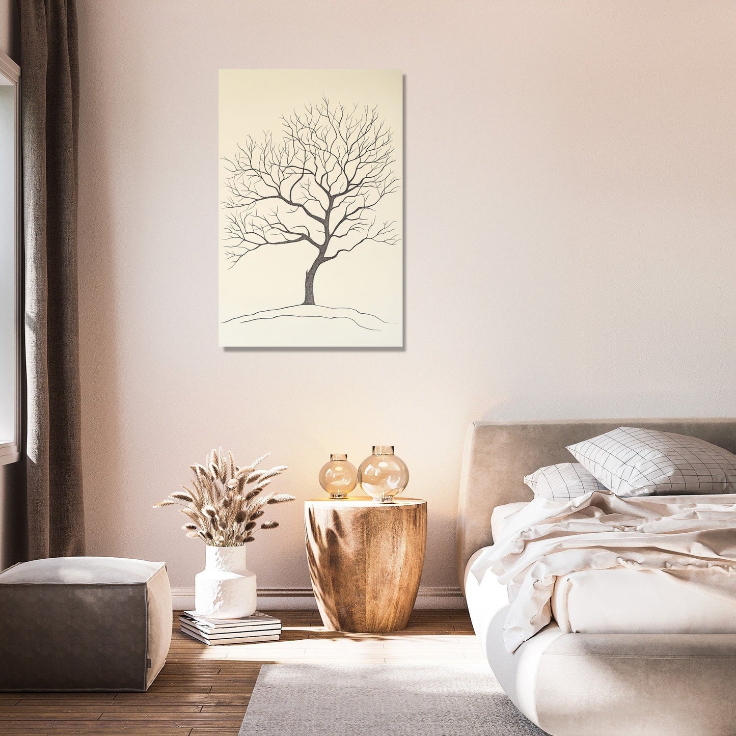 Whispering Tree Line Canvas