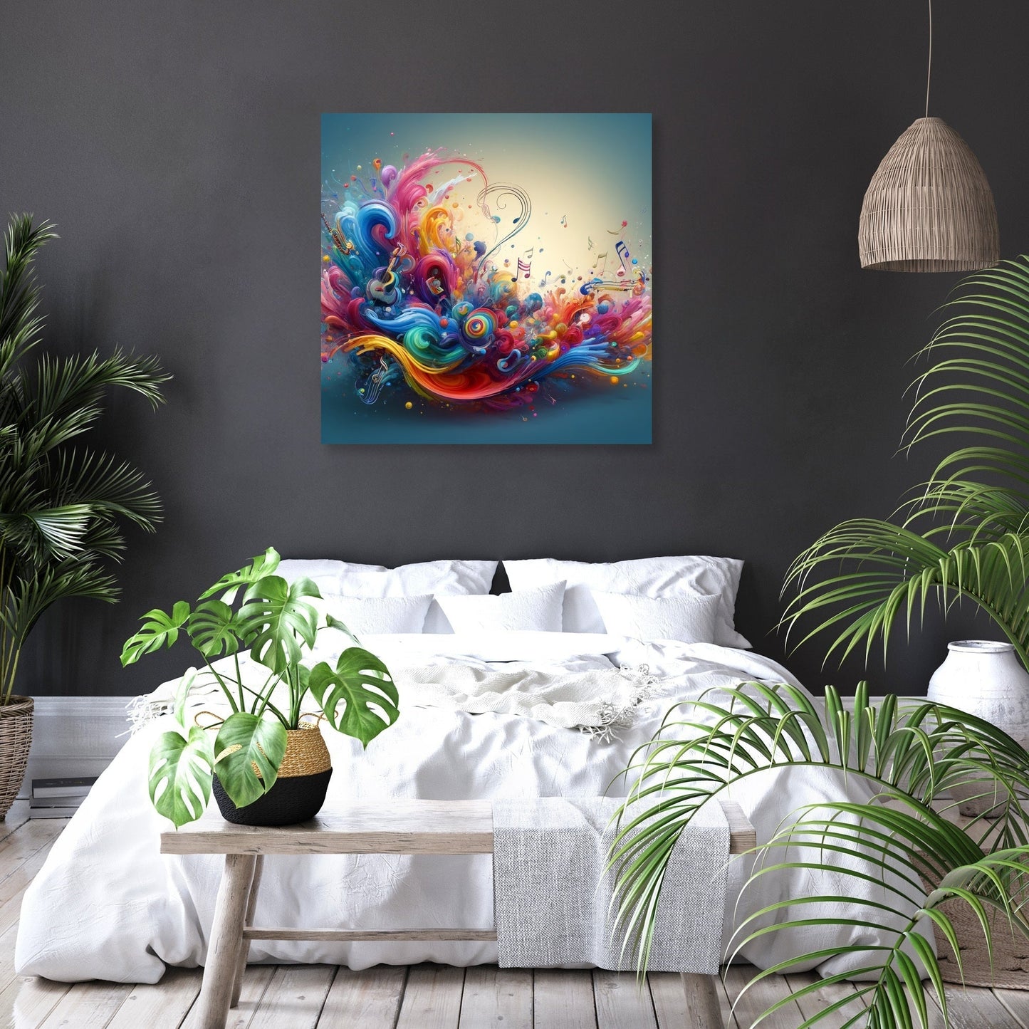 Lively Music Festival Canvas