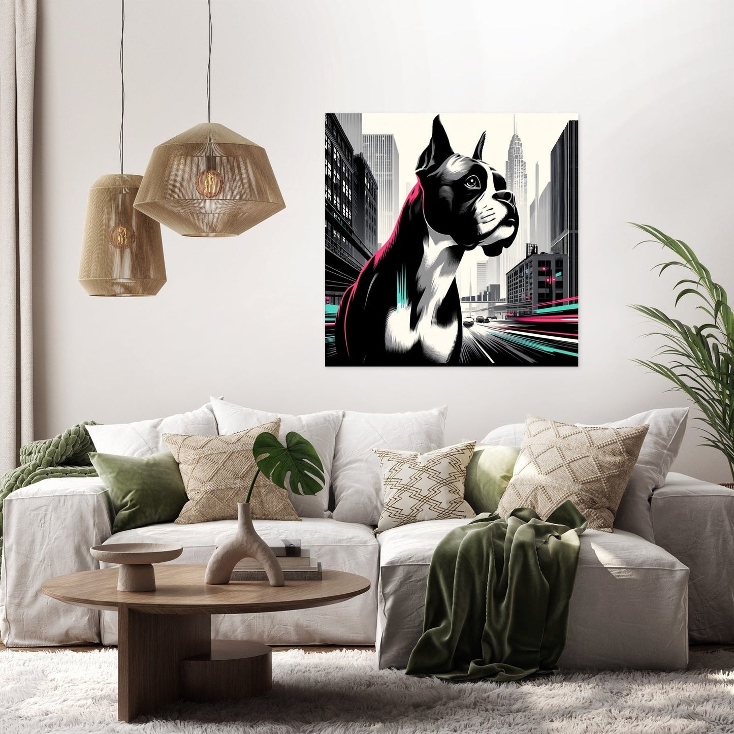 Urban Boxer City Life Canvas