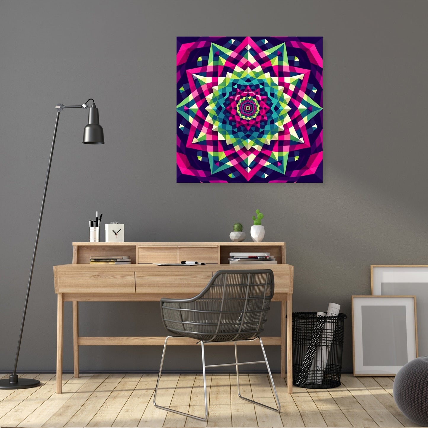 Spiraling Stars Canvas
