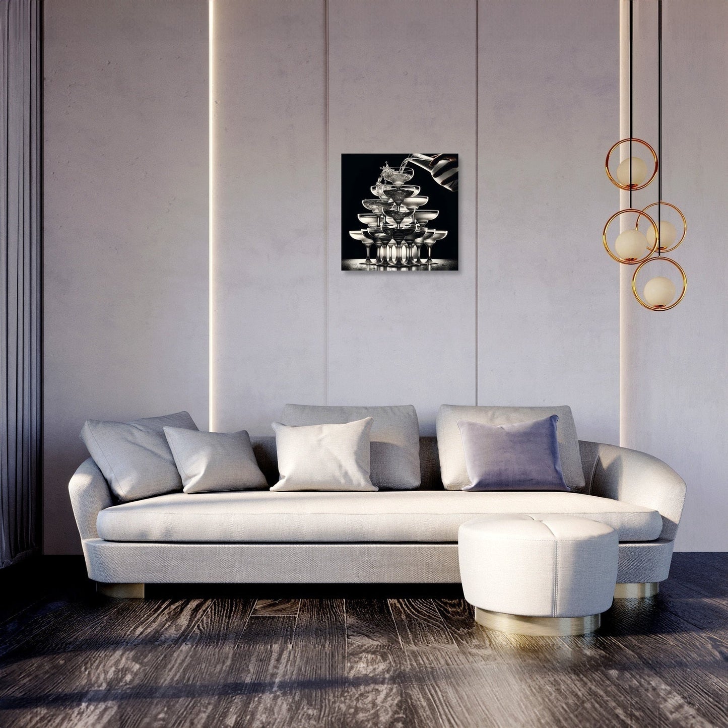 Elegance in Overflow Canvas