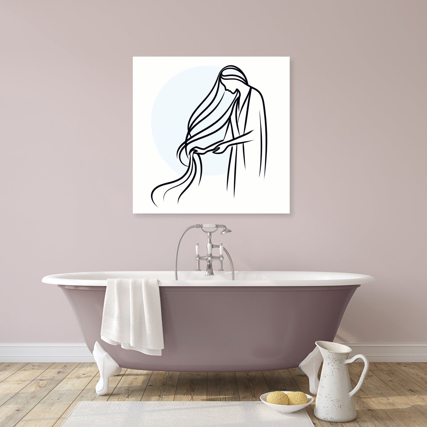 Serenity Stroke Canvas