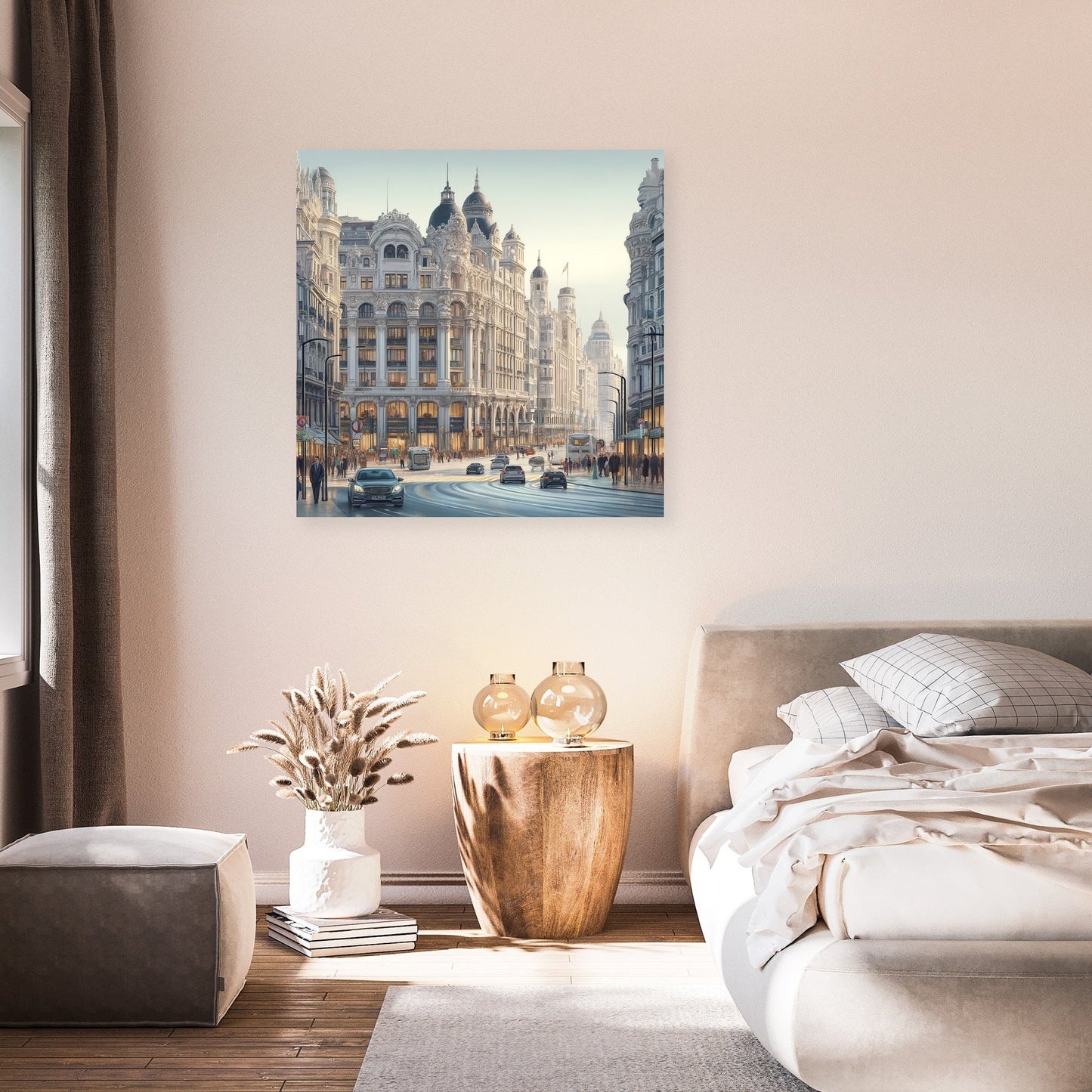 Gran Via Madrid Canvas