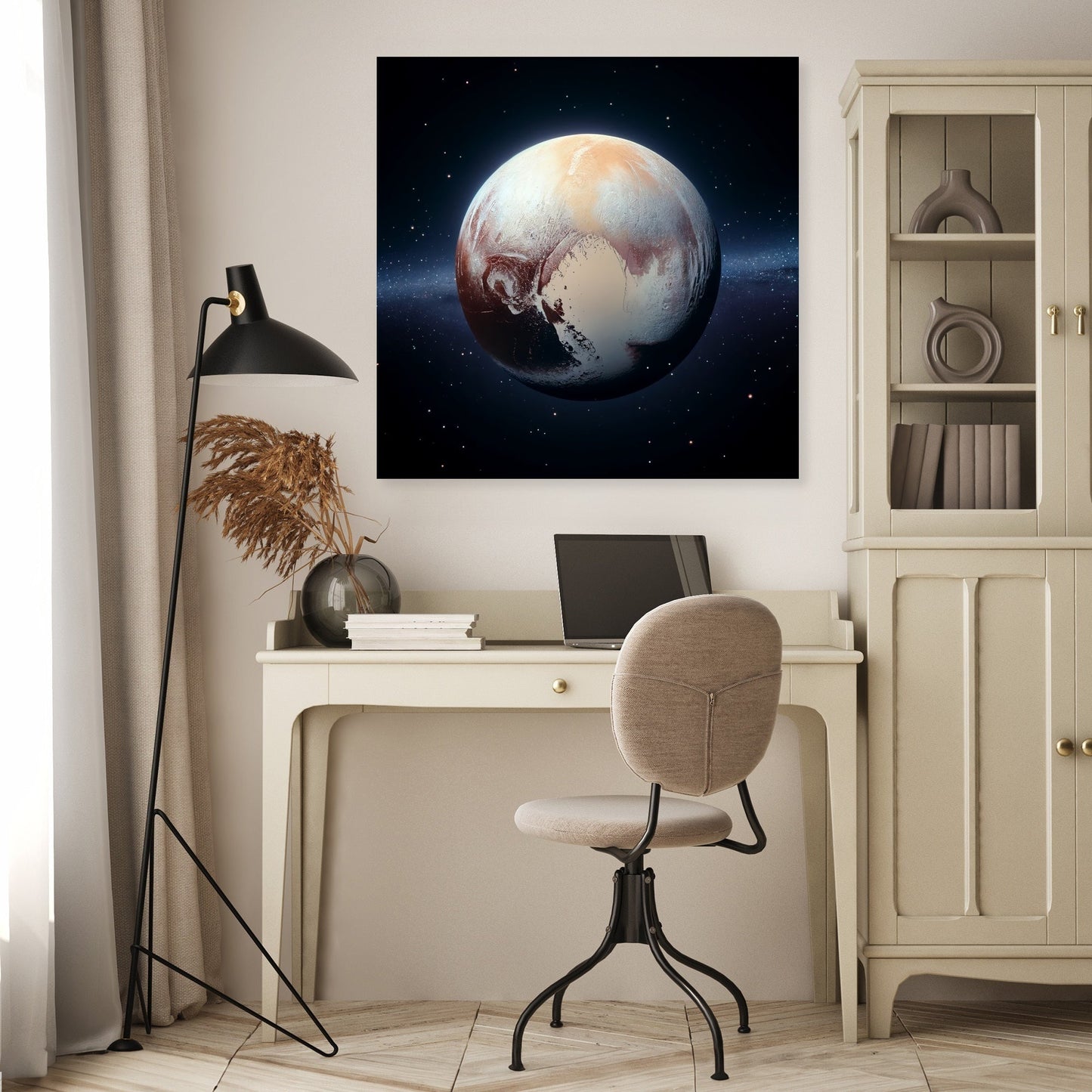 Pluto's Frozen Realm Canvas